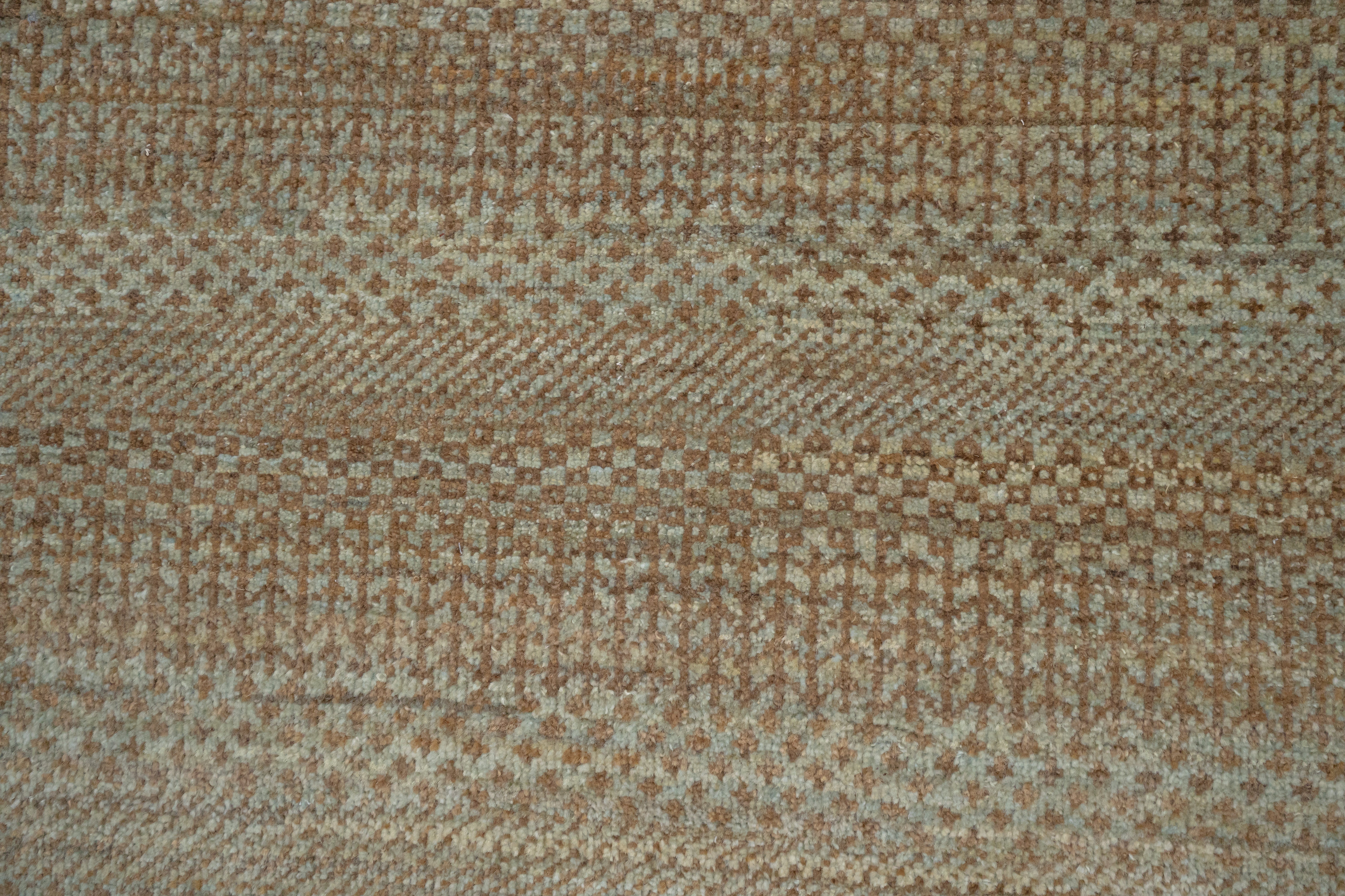 Handknotted Rug  DIA- 204 MCN Grullo & Mud